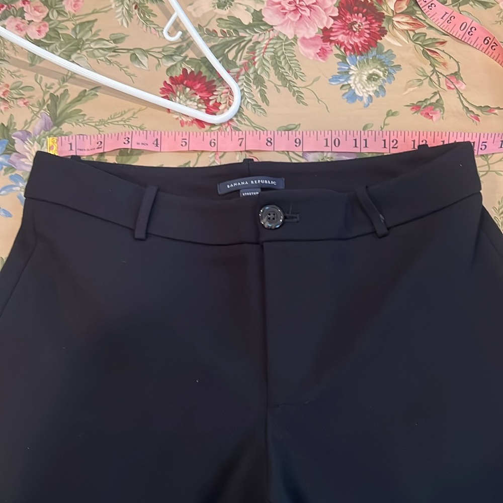 Banana Republic women size 8 Black Boot leg stretch Pants - Picture 11 of 17